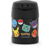 Pote Térmico Infantil Thermos Funtainer Pokémon Preto 290ML - Thermos Babytunes