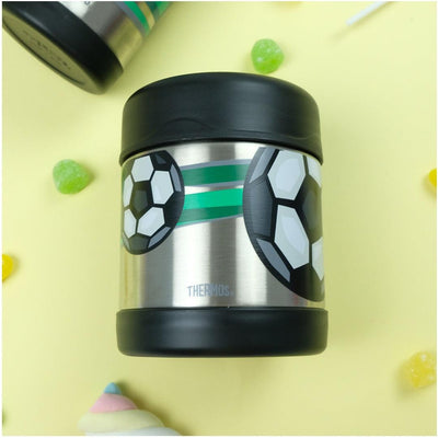 Pote Térmico Thermos Funtainer Futebol 290ML - Durável Para Uso Diário