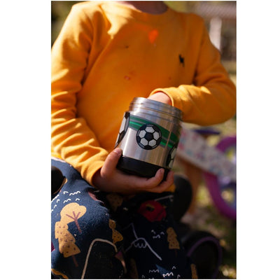 Pote Térmico Thermos Funtainer Futebol 290ML - Adequado Para Crianças