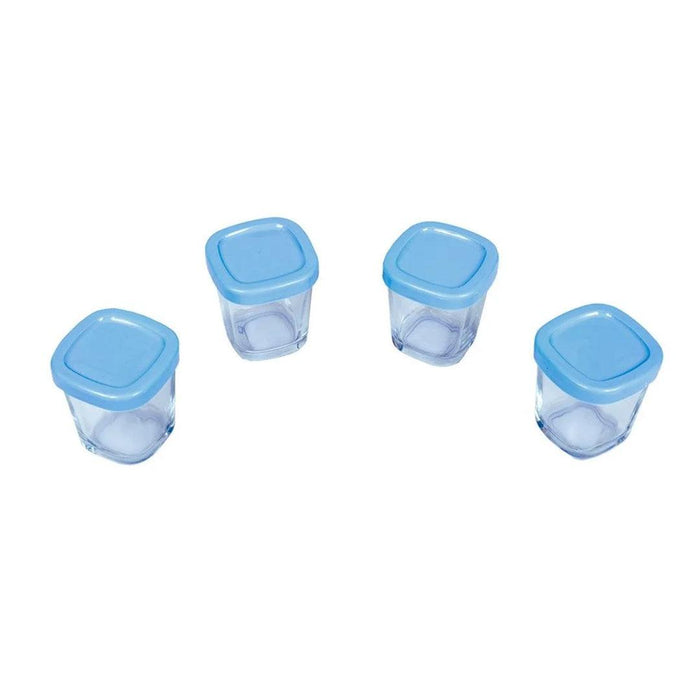
    Potes de Vidro Para Armazenamento de Leite Materno Clingo Azul - Clingo Babytunes
  