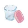 Potes de Vidro Para Armazenamento de Leite Materno Clingo Rosa - Clingo Babytunes
