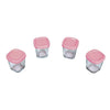 Potes de Vidro Para Armazenamento de Leite Materno Clingo Rosa - Clingo Babytunes