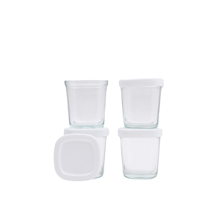 
    Potes de Vidro Para Armazenamento de Leite e Papinha Petit Piá Branco 150ML - Petit Piá Babytunes
  