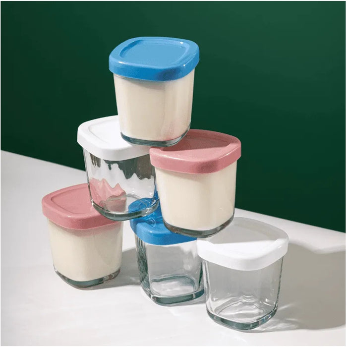 
    Potes de Vidro Para Armazenamento de Leite e Papinha Petit Piá Branco 150ML - Petit Piá Babytunes
  
