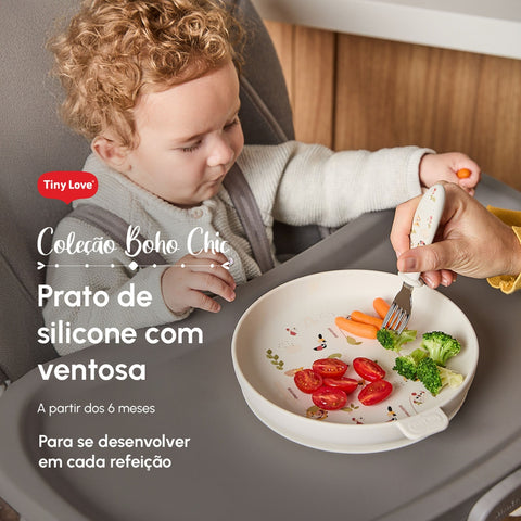 Prato Com Ventosa Infantil Tiny Love Boho Chic
