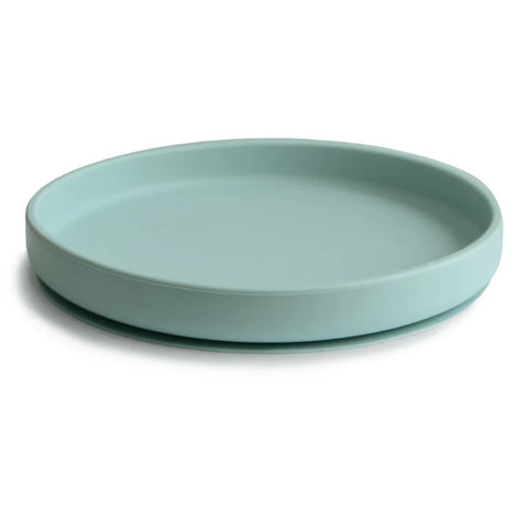 Prato De Sucção Infantil Clássico Mushie Cambridge Blue