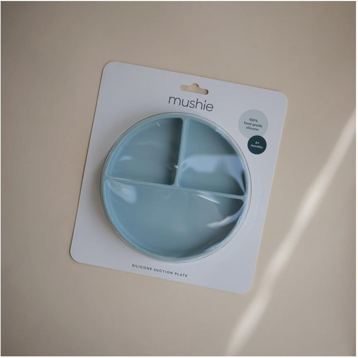 
    Prato De Sucção Infantil Mushie Powder Blue - Mushie Babytunes
  
