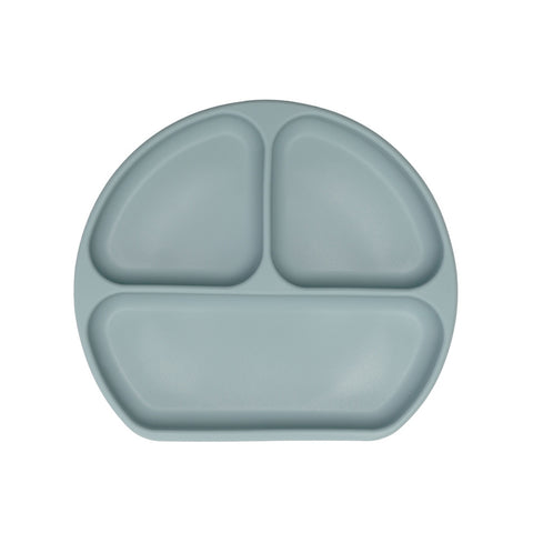 Prato de Silicone com Divisórias Infanti Piccolo Azul