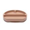 Prato de Silicone com Divisórias Infanti Piccolo Terracota