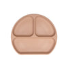 Prato de Silicone com Divisórias Infanti Piccolo Terracota