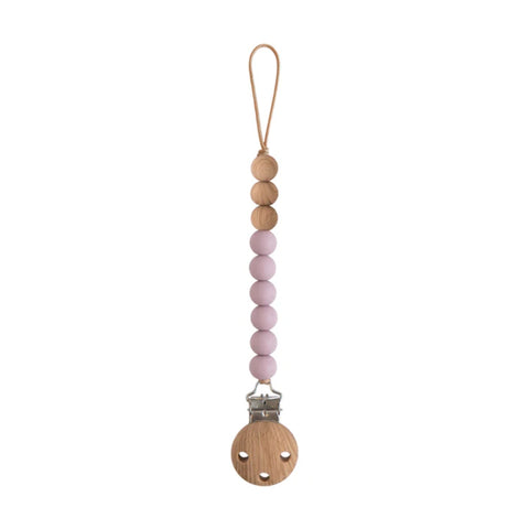 Prendedor De Chupeta Infantil Mushie EVA Mauve