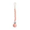 Prendedor De Chupeta Infantil Mushie Hera Powder Pink