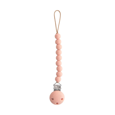 Prendedor De Chupeta Infantil Mushie Hera Powder Pink