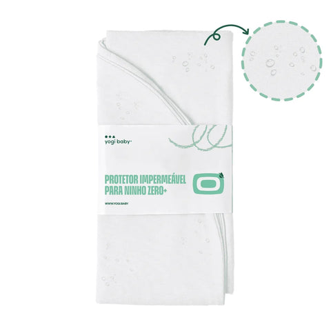 Protetor Impermeável Para Ninho Redutor Zero + Yogi Baby Branco