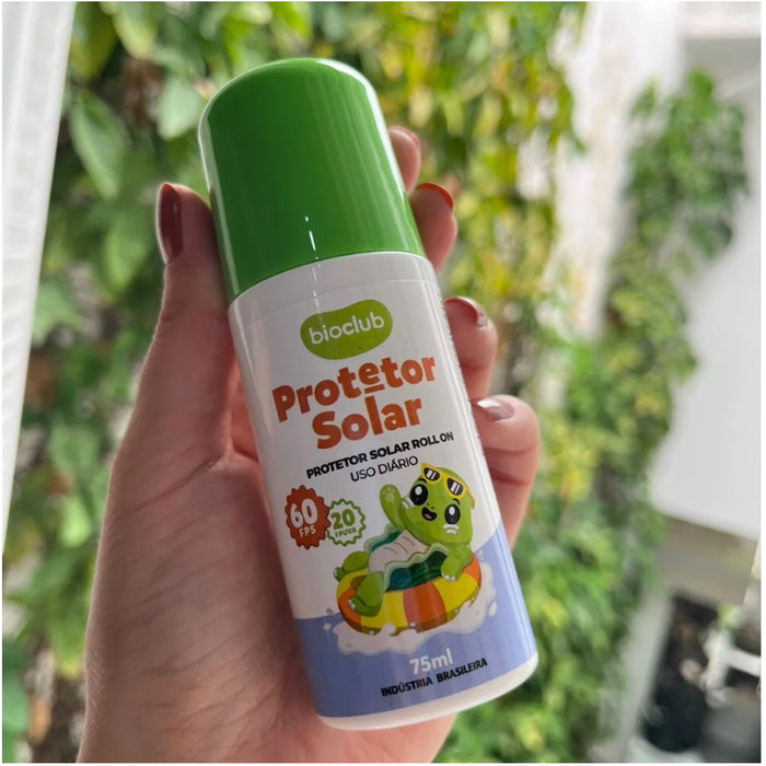 
    Protetor Solar Infantil Bioclub Roll-on FPS 60 75ML - Bioclub Babytunes
  