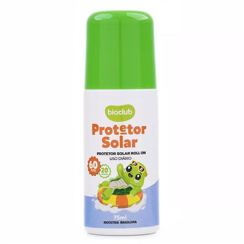 Protetor Solar Infantil Bioclub Roll-on FPS 60 75ML