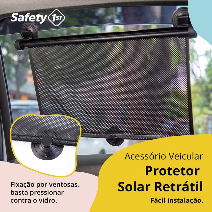 
    Protetor Solar Retrátil Para Vidro De Carro Safety 1st Black
  