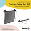 Protetor Solar Retrátil Para Vidro De Carro Safety 1st Black