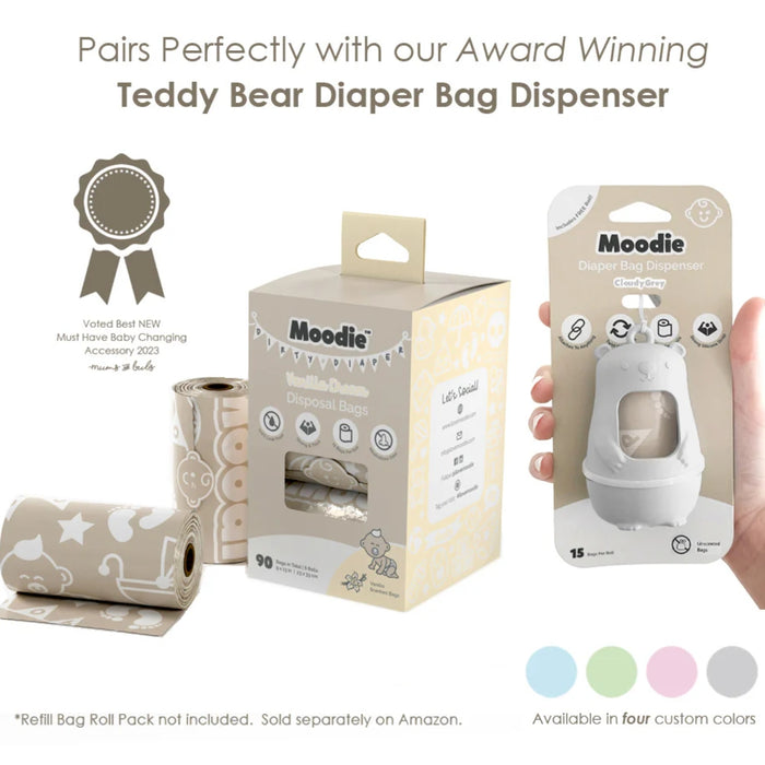 
    Refil de Sacos Descartáveis Moodie Vanilla Scented - 06 Unidades - Moodie Babytunes
  