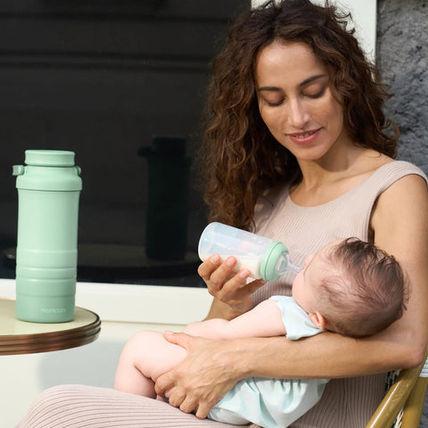 Momcozy Cooler de Leite Materno 650ML Verde