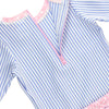 Maiô Infantil Ruffle Butts Striped Blue FPS50+ - Ruffle Butts Babytunes