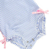 Maiô Infantil Ruffle Butts Striped Blue FPS50+ - Ruffle Butts Babytunes