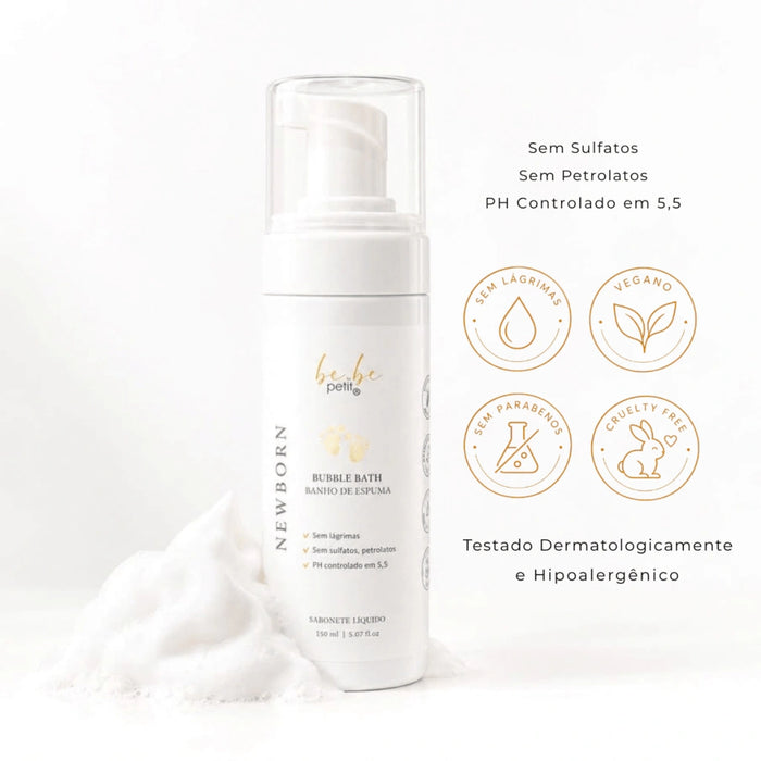 
    Sabonete Espuma Bebê Petit Bubble Bath Newborn – 150ML
  