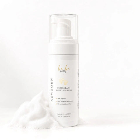 Sabonete Espuma Bebê Petit Bubble Bath Newborn – 150ML