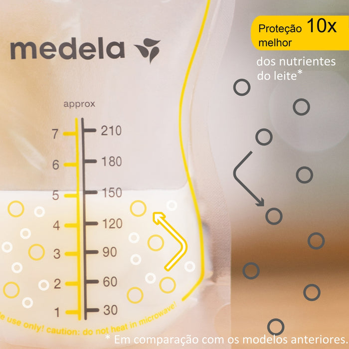 
    Sacos Para Armazenar Leite Materno Easy Pour Medela - 50 Unidades - Medela Babytunes
  