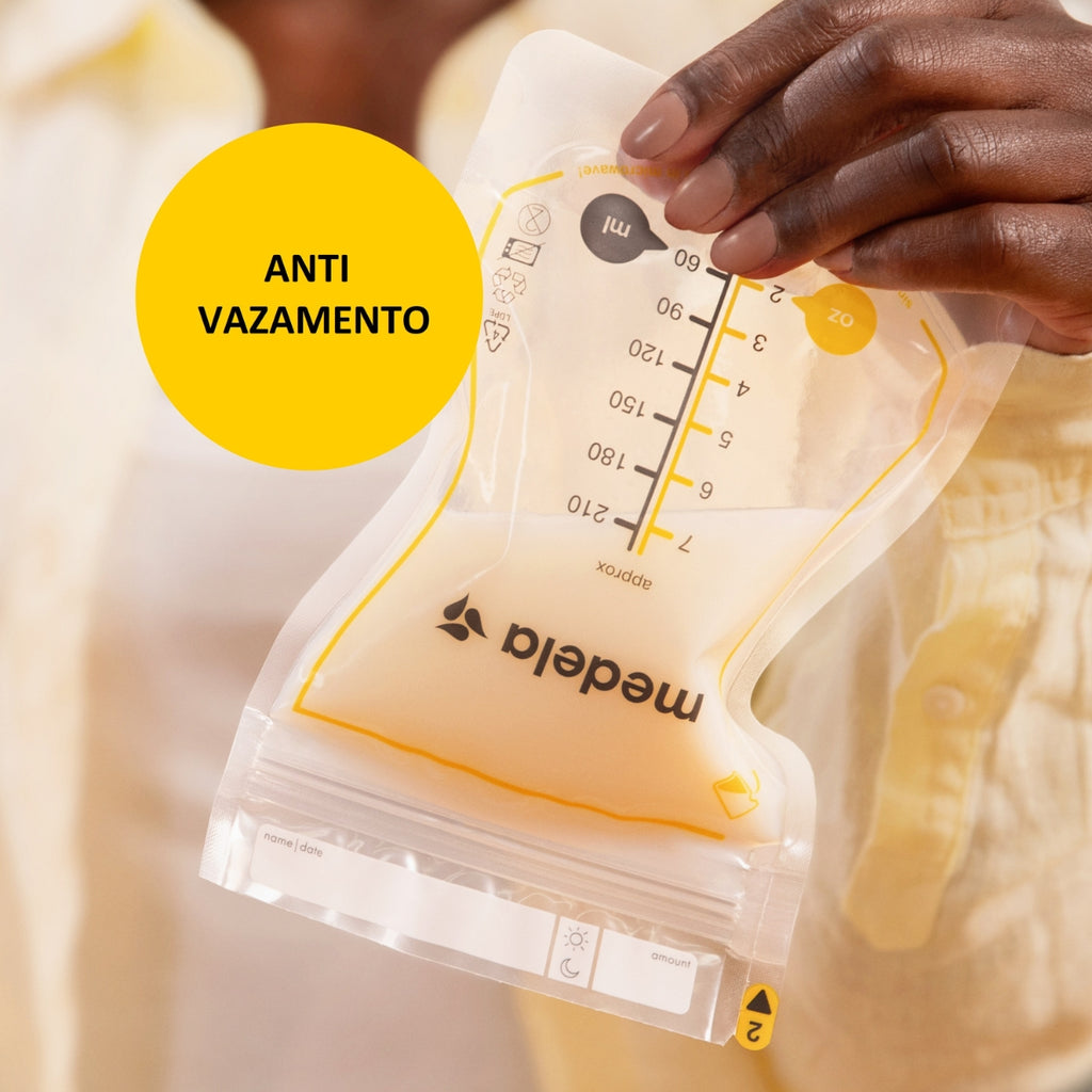 Sacos Para Armazenar Leite Materno Easy Pour Medela - 50 Unidades ...