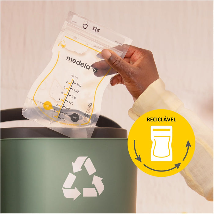 
    Sacos Para Armazenar Leite Materno Easy Pour Medela - 25 Unidades - Medela Babytunes
  