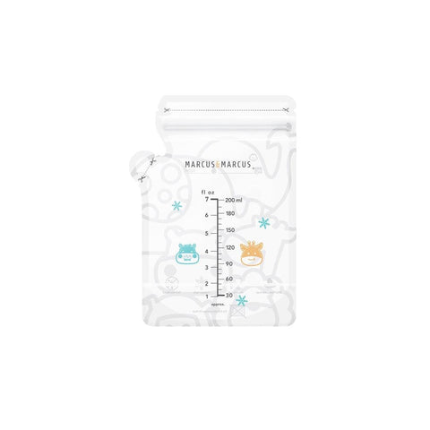 Sacos Para Armazenar Leite Materno Termossensível Marcus e Marcus 200ml - Marcus & Marcus Babytunes