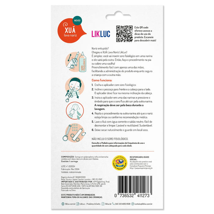 
    Seringa Para Lavagem Nasal Infantil LikLuc Xuá - LikLuc Babytunes
  
