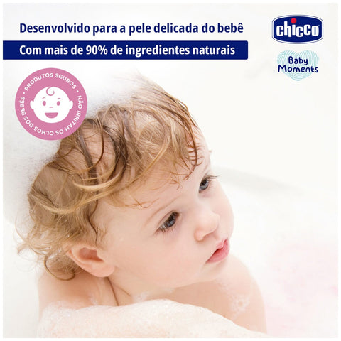 Shampoo Infantil Chicco Baby Moments Pele Delicada 200ML