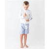 Short De Banho Ruggedbutts Periwinkle Blue Seersucker FPS50+ - Ruggedbutts Babytunes