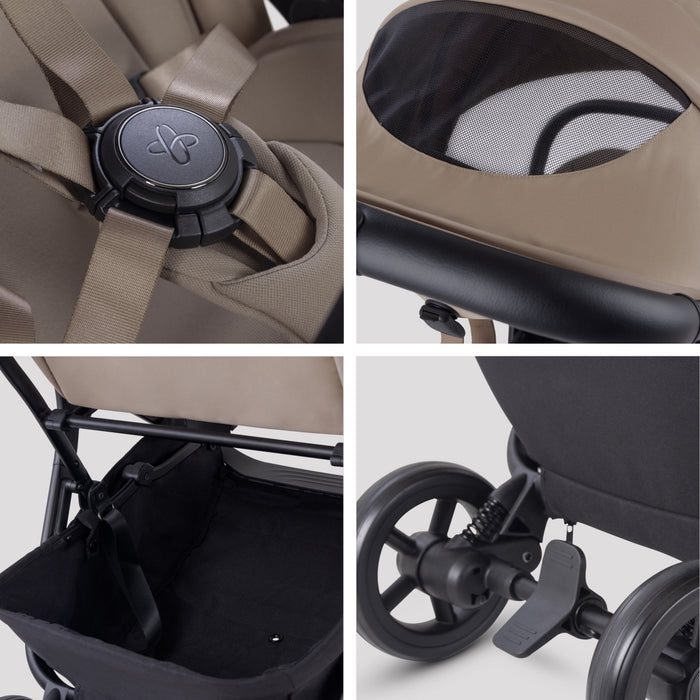 
    Carrinho De Bebê Compacto Silver Cross Nia Champagne - BR
  