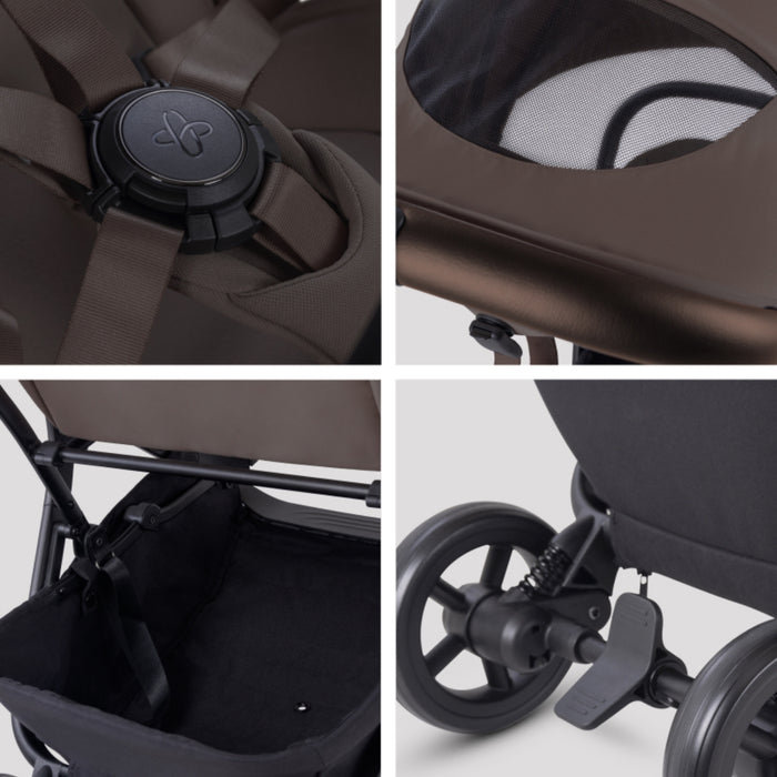 
    Carrinho De Bebê Compacto Silver Cross Nia Chocolate - BR
  