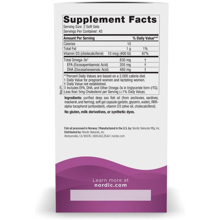 
    Suplemento Dietético Para Pré-Natal Nordic Naturals Softgels - 90 Cápsulas
  