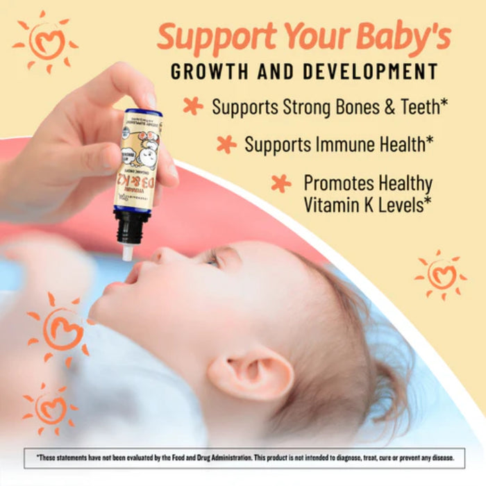 
    Suplemento de Vitamina Orgânico Infantil D3 & K2 Legendairy Milk - Legendairy Milk Babytunes
  