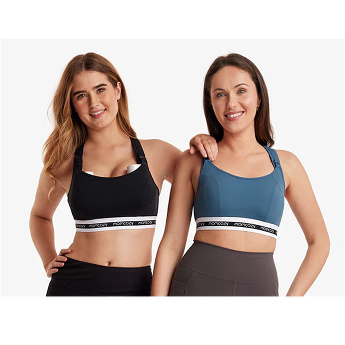 
    Sutiã de Amamentação Esportivo Momcozy Black - Momcozy Babytunes
  