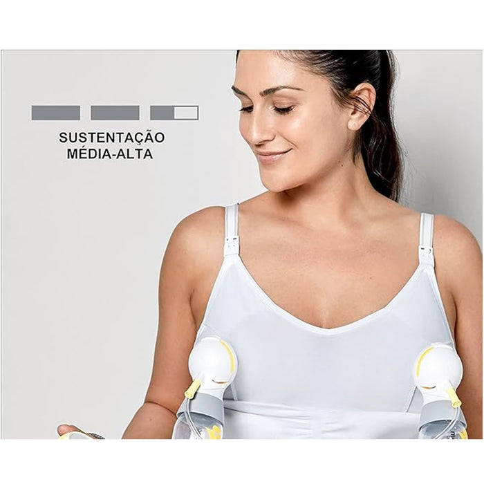
    Sutiã de Amamentação e Extração Medela 3 em 1 Branco
  