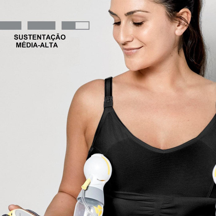
    Sutiã de Amamentação e Extração Medela 3 em 1 Preto - Medela Babytunes
  