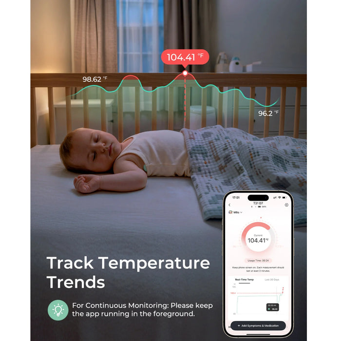 
    Termômetro Digital Vestível com Monitoramento em Tempo Real Momcozy
  