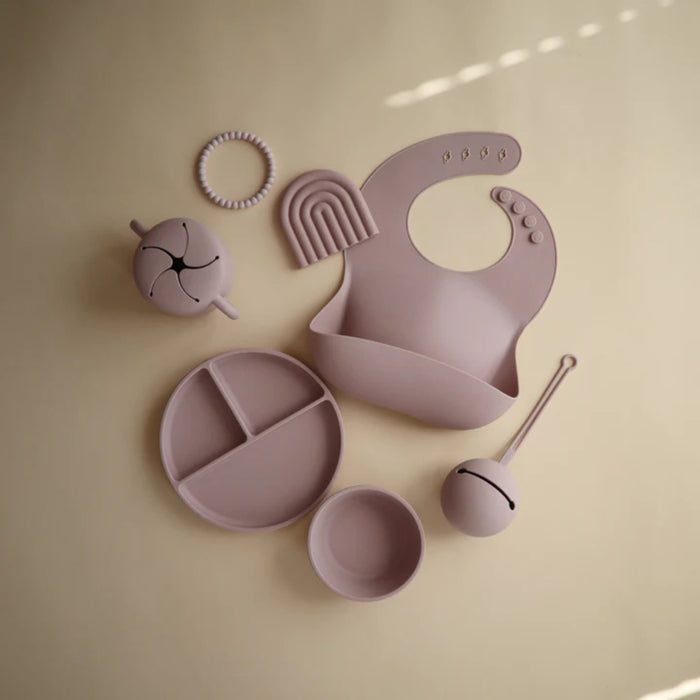 
    Tigela de Sucção Infantil Mushie Soft Lilac - Mushie Babytunes
  