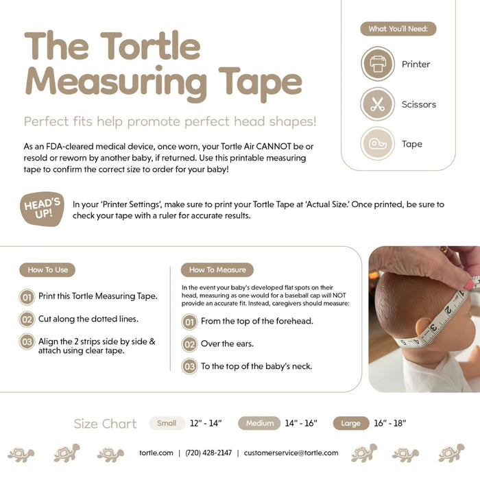 
    Touca Para Prevenção e Tratamento de Plagiocefalia Tortle
  