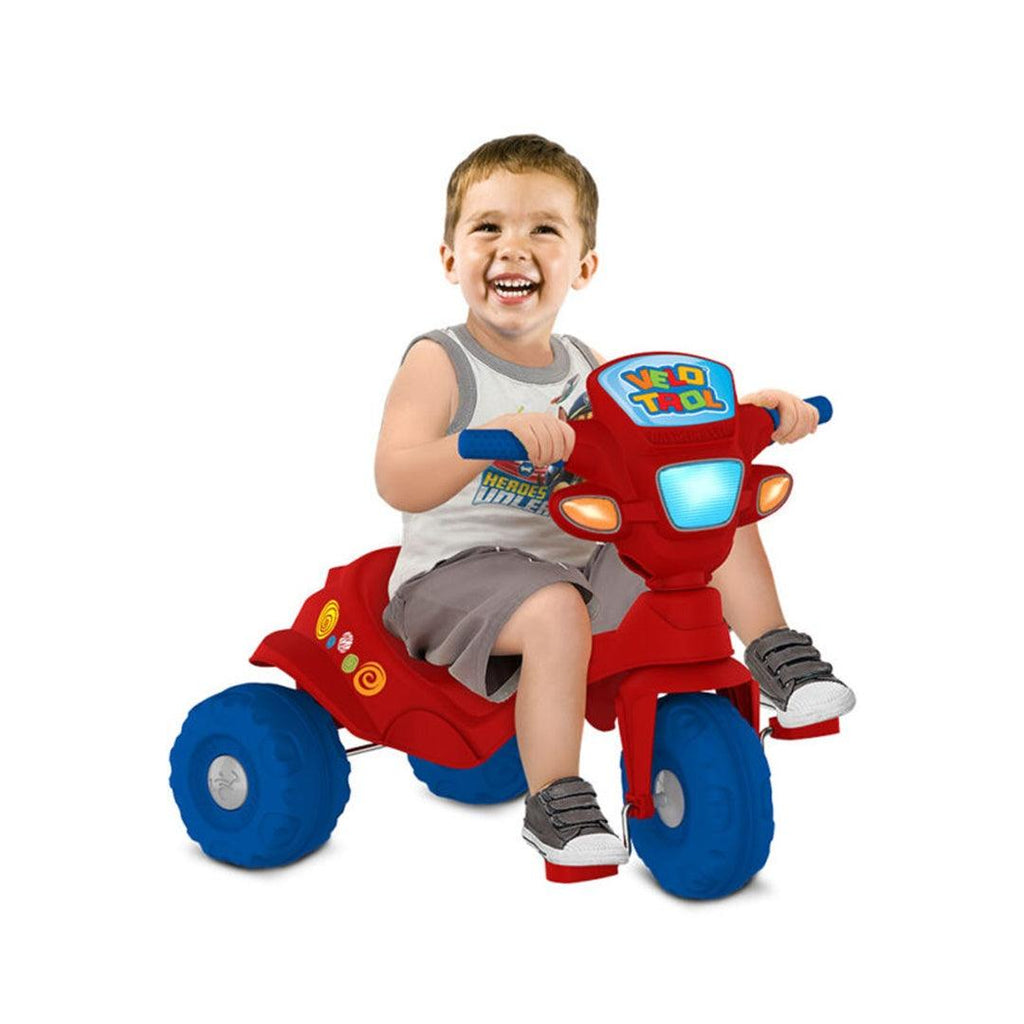 Triciclo Infantil Bandeirante Velotrol Vermelho – Babytunes