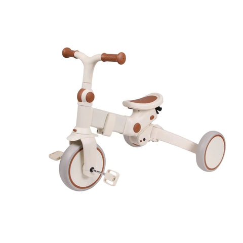 Triciclo Infantil Premium Baby E-lite Trike Off White/ Cinza