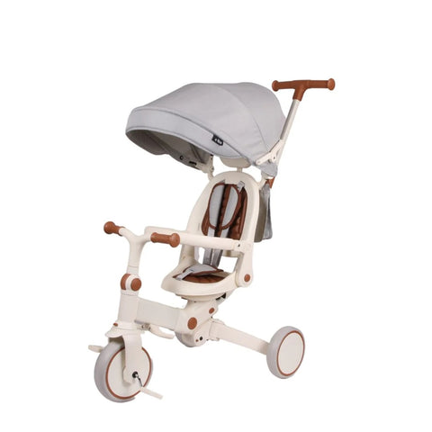 Triciclo Infantil Premium Baby E-lite Trike Off White/ Cinza