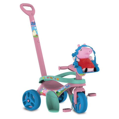 Triciclo Mototico Bandeirante Passeio e Pedal Peppa Pig - Bandeirante Babytunes by Vanessa