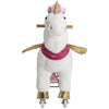 Unicórnio Uppi Montaria Kiddo Branco e Rosa M - Kiddo Babytunes